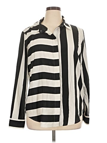 DKNY Long Sleeve Blouse (view 1)