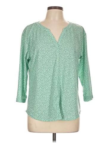 L.L.Bean 3/4 Sleeve Blouse (view 1)