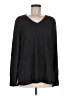 Search for Sanity Metallic Black Pullover Sweater Size M - photo 1
