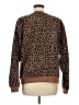 Nike 100% Polyester Animal Print Brown Pullover Sweater Size M - photo 2