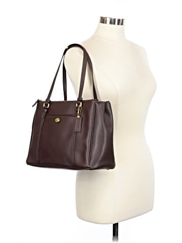 Coach Factory Leather Satchel (view 2)