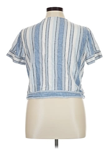 MICHAEL Michael Kors Short Sleeve Blouse (view 2)