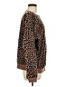 Nike 100% Polyester Animal Print Brown Pullover Sweater Size M - photo 4