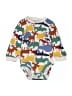 Carter's 100% Cotton Print White Long Sleeve Onesie 6-9 MO / 9 MO - photo 1