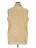 Apt. 9 Tan Sleeveless Button-Down Shirt Size 1X - photo 2