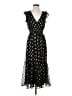 Lulus 100% Polyester Polka Dots Black Cocktail Dress Size S - photo 1