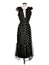 Lulus 100% Polyester Polka Dots Black Cocktail Dress Size S - photo 2