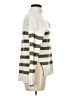 Dex Stripes Silver Pullover Sweater Size M - photo 4