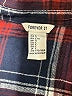 Forever 21 100% Cotton Plaid Black 3/4 Sleeve Button-Down Shirt Size L - photo 7
