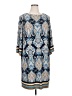 Studio One Paisley Blue Casual Dress Size XL - photo 1