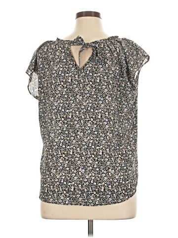 LC Lauren Conrad Short Sleeve Blouse (view 2)
