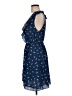 BCBGeneration 100% Polyester Print Blue Casual Dress Size M - photo 5