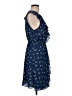 BCBGeneration 100% Polyester Print Blue Casual Dress Size M - photo 4
