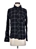 Rails Plaid Black Long Sleeve Blouse Size S - photo 1