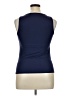 Lands' End Blue Sleeveless Top Size 12 - photo 2