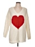 Torrid Hearts Ivory Pullover Sweater Size Lg Plus (0) - photo 1