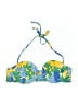 J.Crew Tropical Yellow Swimsuit Top Size S - photo 1