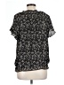Max Studio 100% Polyester Black Short Sleeve Blouse Size L - photo 2
