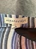 Aeropostale 100% Rayon Stripes Blue Romper Size XL - photo 4