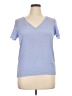 Etam Blue Short Sleeve Top Size XL - photo 1