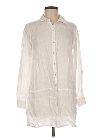 Tahari Long Sleeve Button-Down Shirt (view 1)