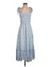 Lost + Wander Blue Casual Dress Size S - photo 1