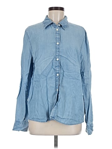 Calvin Klein Long Sleeve Button-Down Shirt (view 1)