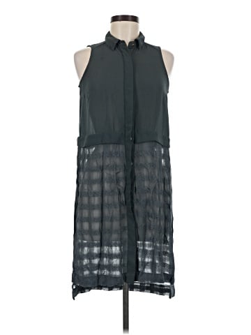 River Island Sleeveless Button-Down Shirt (view 1)
