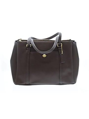 Coach Factory Leather Satchel (view 1)