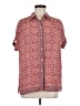 Max Studio 100% Polyester Print Red Short Sleeve Blouse Size M - photo 1