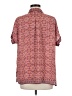 Max Studio 100% Polyester Print Red Short Sleeve Blouse Size M - photo 2