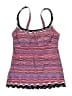 Unbranded Print Pink Swimsuit Top Size S (estimated) - photo 1