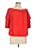 Bailey 44 Red Short Sleeve Blouse Size L - photo 1