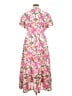 Assorted Brands 100% Polyester Tropical Pink Casual Dress Size XL - photo 2
