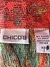 Chico's Print Orange Jacket Size Lg (2) - photo 6