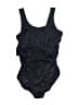 Lands' End Solid Black One Piece Swimsuit Size 10 - photo 1