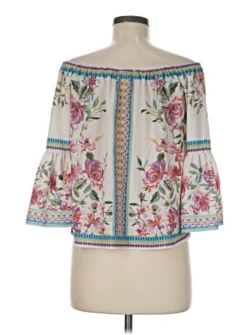 Jealous Tomato 3/4 Sleeve Blouse (view 2)