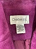 Chadwicks 100% Polyester Purple Blazer Size 16 - photo 6