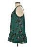 CAbi 100% Polyester Green Sleeveless Blouse Size S - photo 5
