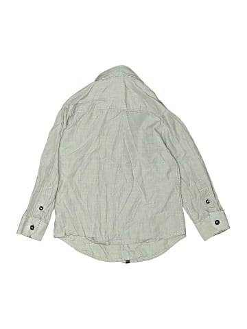 Armani Junior Long Sleeve Button-Down Shirt (view 2)