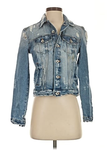 Trafaluc by Zara Denim Jacket (view 1)