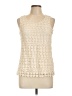 Solitaire Ivory Sleeveless Blouse Size L - photo 1