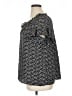 Max Studio 100% Polyester Polka Dots Black Short Sleeve Blouse Size 1X - photo 5