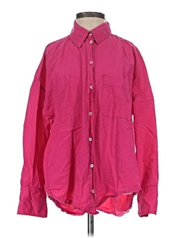 Zara Long Sleeve Button-Down Shirt (view 1)