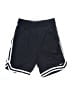 Nike 100% Polyester Stripes Black Athletic Shorts Size M (kids) - photo 1