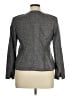 Pendleton Chevron-herringbone Gray Wool Blazer Size 14 Petite - photo 2