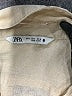 Zara Tan 3/4 Sleeve Button-Down Shirt Size S - photo 7