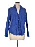 Grayson 100% Cotton Blue Long Sleeve Blouse Size Med (3) - photo 1