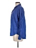 Grayson 100% Cotton Blue Long Sleeve Blouse Size Med (3) - photo 5