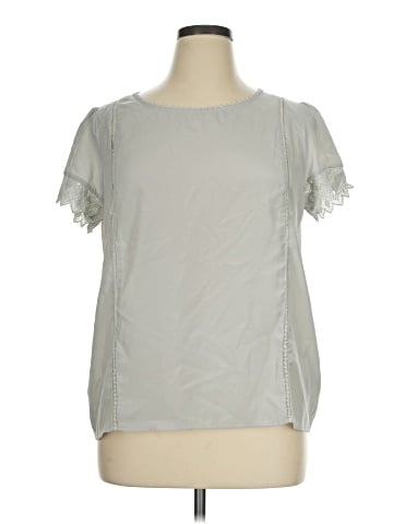 LC Lauren Conrad Short Sleeve Blouse (view 1)